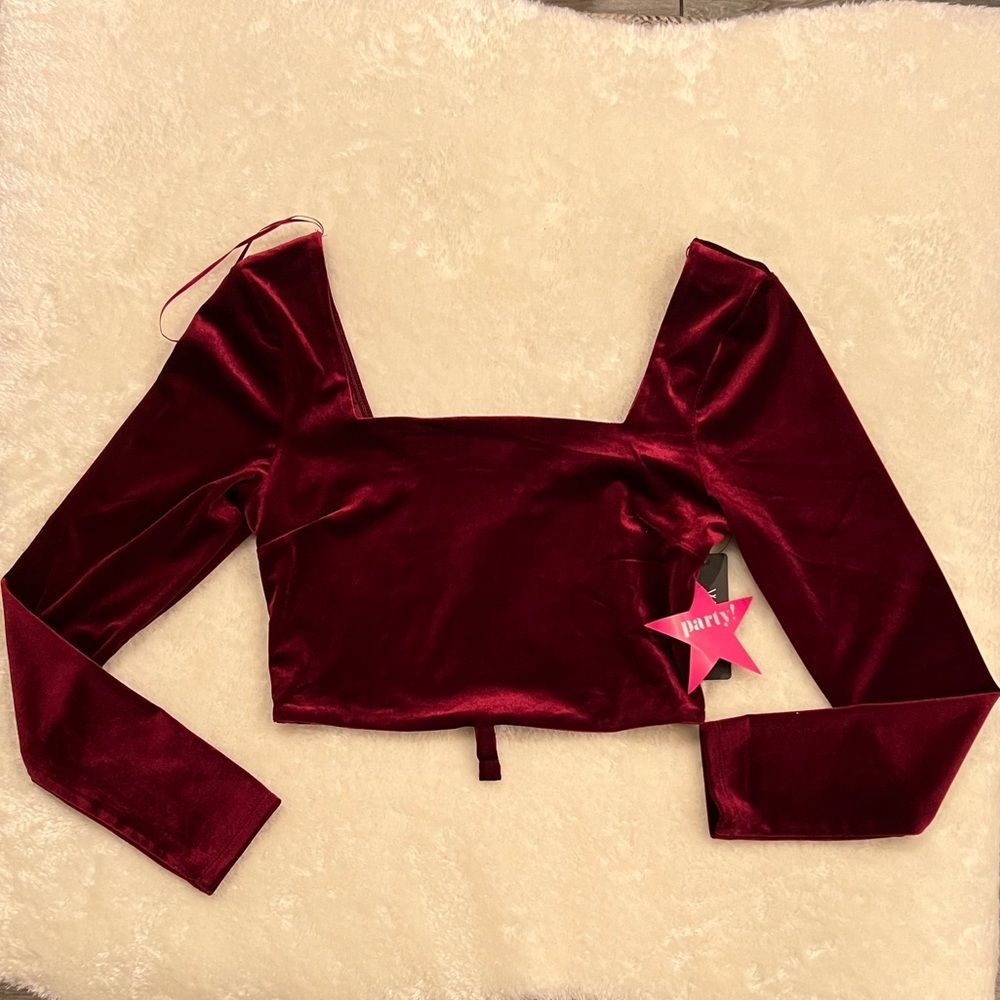 3/$25✨Willow Velvet Long Sleeve Top - Picture 4 of 6